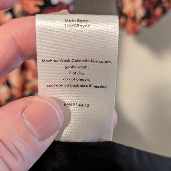 Rachel Parcell Floral Ruffle Long Sleeve Dress - Picture 9 of 10